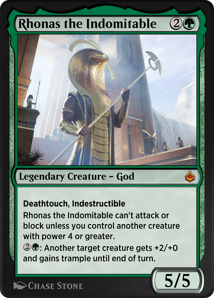 Rhonas the Indomitable (AKR-213) [Amonkhet Remastered]