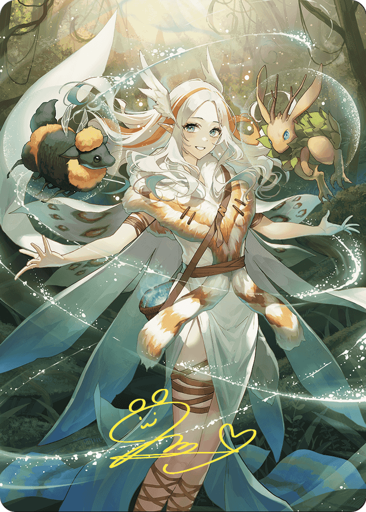 Greater Auramancy // Greater Auramancy (AWOE-076) (Borderless) [Wilds of Eldraine Art Series] Foil