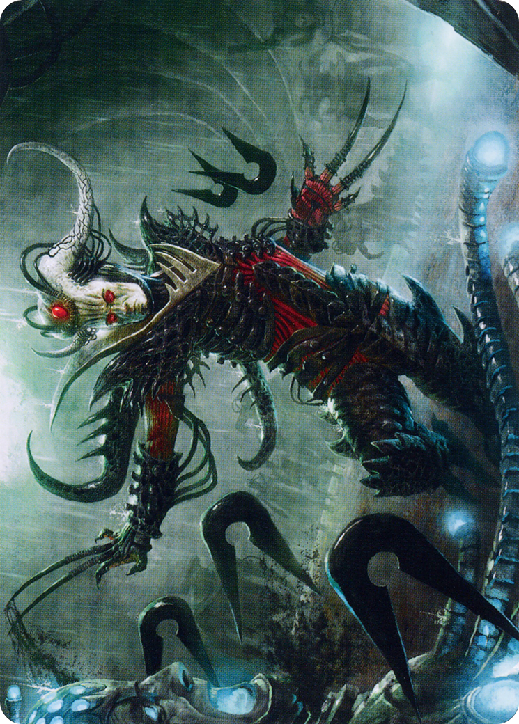Vraan, Executioner Thane // Vraan, Executioner Thane (AONE-024) (Borderless) [Phyrexia: All Will Be One Art Series] Foil