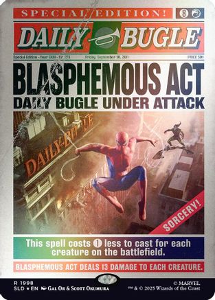 Blasphemous Act (SLD-1998) (Rainbow Foil) [Secret Lair Drop Series] Foil