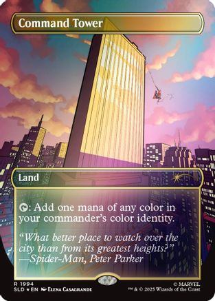 Command Tower (SLD-1994) (Rainbow Foil) [Secret Lair Drop Series] Foil