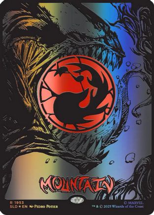 Mountain (SLD-1953) (Raised Foil) [Secret Lair Drop Series] Foil