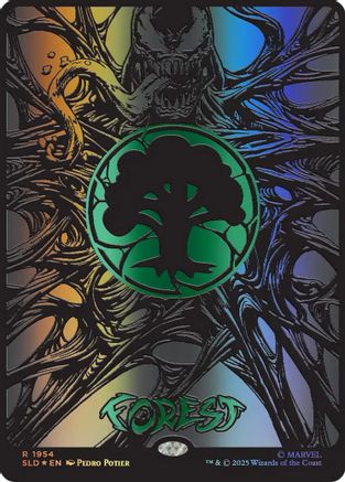 Forest (SLD-1954) (Raised Foil) [Secret Lair Drop Series] Foil