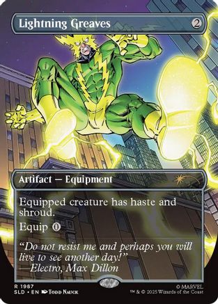 Lightning Greaves (SLD-1987) [Secret Lair Drop Series]