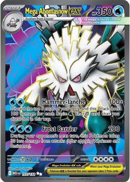 Mega Abomasnow ex (157/132) [Mega Evolution: Base Set]