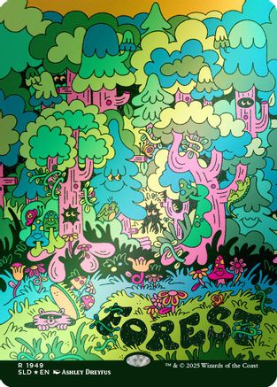Forest (SLD-1949) (Rainbow Foil) [Secret Lair Drop Series] Foil
