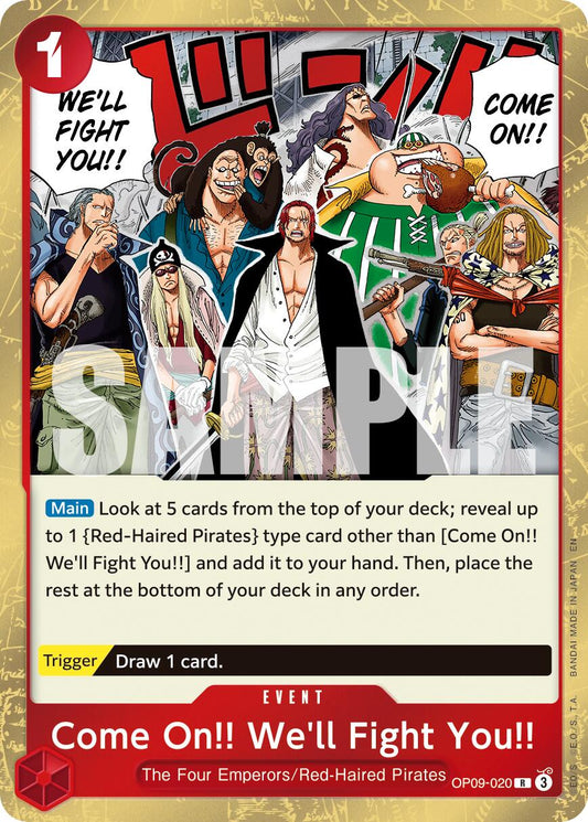 Come On!! We'll Fight You!! (Reprint) [Premium Booster -The Best- Vol. 2]