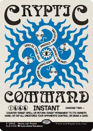 Cryptic Command (Rainbow Foil) (SLD-905) [Secret Lair Drop Series] Foil