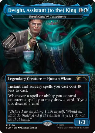 Dwight, Assistant (to the) King - Baral, Chief of Compliance (SLD-2168) [Secret Lair Drop Series] Foil
