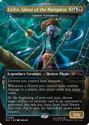 Eddie, Ghost of the Navigator - Captain N'ghathrod (SLD-2183) [Secret Lair Drop Series]