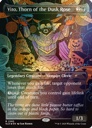 Vito, Thorn of the Dusk Rose (Rainbow Foil) (SLD-2282) [Secret Lair Drop Series] Foil
