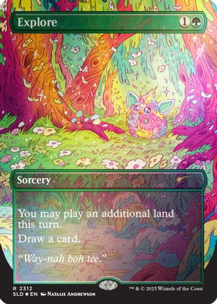 Explore (SLD-2312) (Rainbow Foil) [Secret Lair Drop Series] Foil