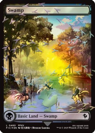 Swamp (Chocobo Track Foil) (FIC-480) [Commander: FINAL FANTASY] Foil