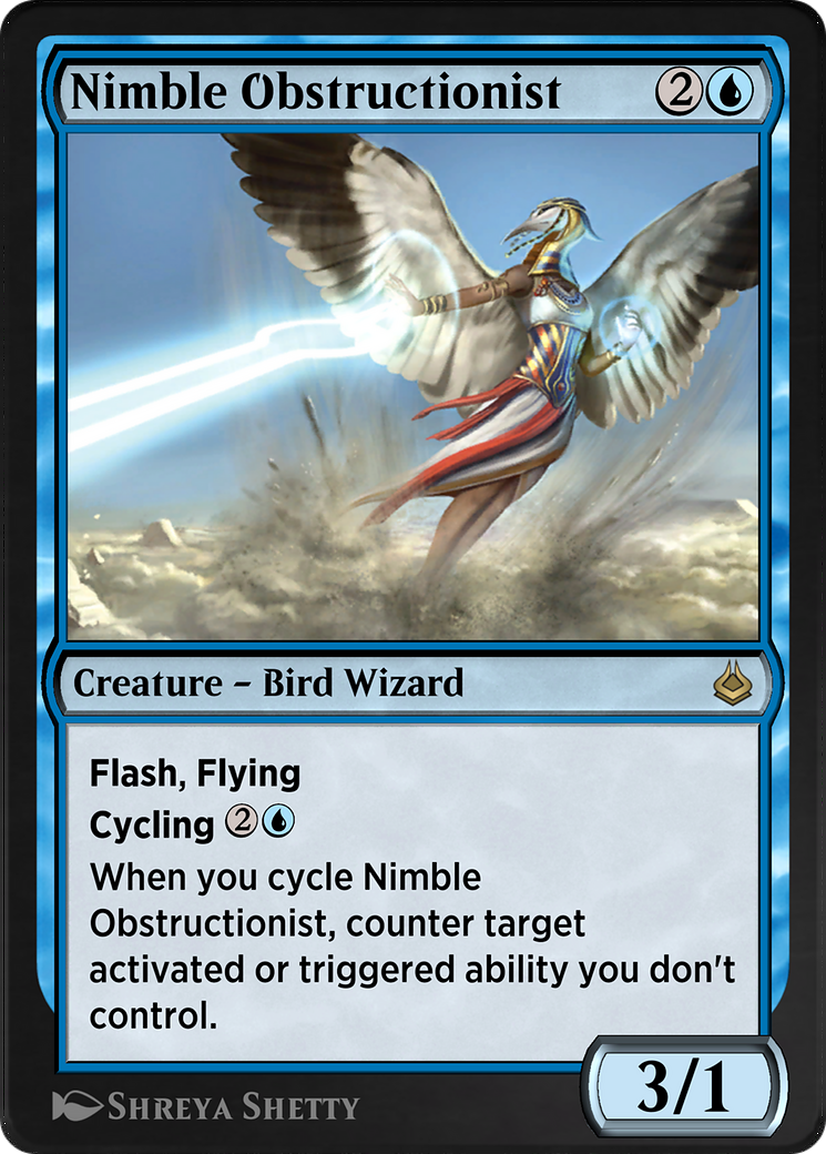 Nimble Obstructionist (AKR-071) [Amonkhet Remastered]