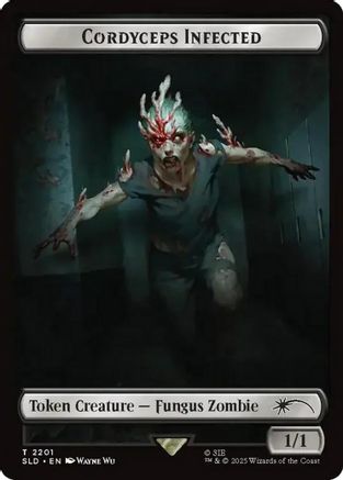 Cordyceps Infected Token (SLD-2201) [Secret Lair Drop Series]