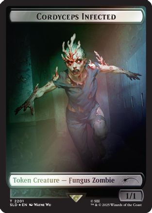 Cordyceps Infected Token (SLD-2201) (Rainbow Foil) [Secret Lair Drop Series] Foil