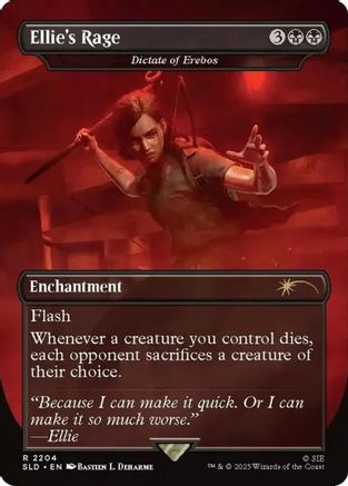 Ellie's Rage - Dictate of Erebos (SLD-2204) [Secret Lair Drop Series]
