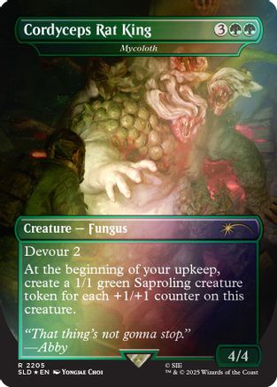 Cordyceps Rat King - Mycoloth (Rainbow Foil) (SLD-2205) [Secret Lair Drop Series] Foil