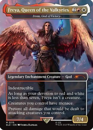 Freya, Queen of the Valkyries - Iroas, God of Victory (SLD-2215) [Secret Lair Drop Series]