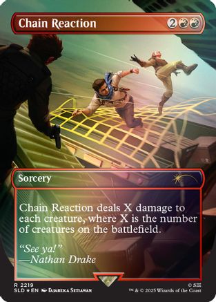 Chain Reaction (Rainbow Foil) (SLD-2219) [Secret Lair Drop Series] Foil