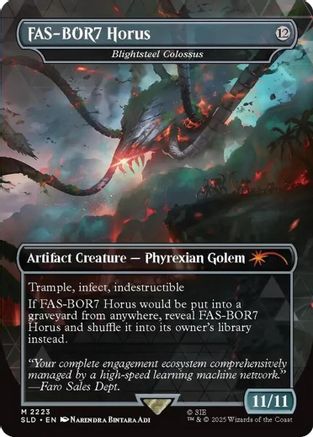 FAS-BOR7 Horus - Blightsteel Colossus (SLD-2223) [Secret Lair Drop Series]