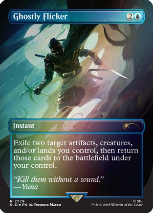 Ghostly Flicker (Rainbow Foil) (SLD-2229) [Secret Lair Drop Series] Foil