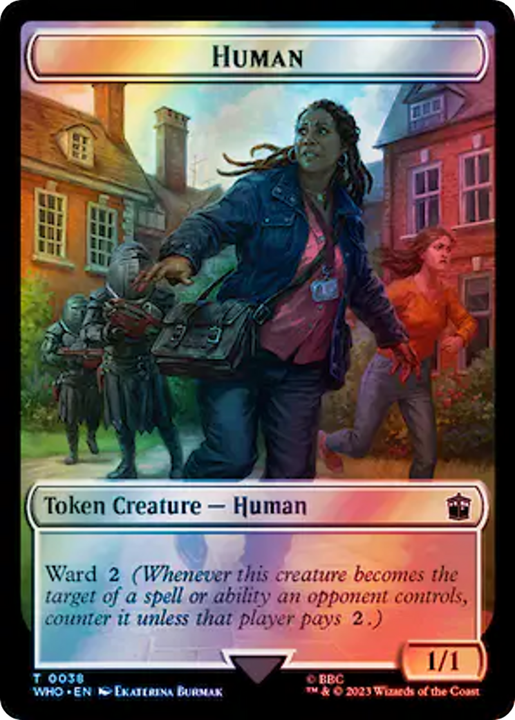 Human (TWHO-038) [Doctor Who Tokens] Foil