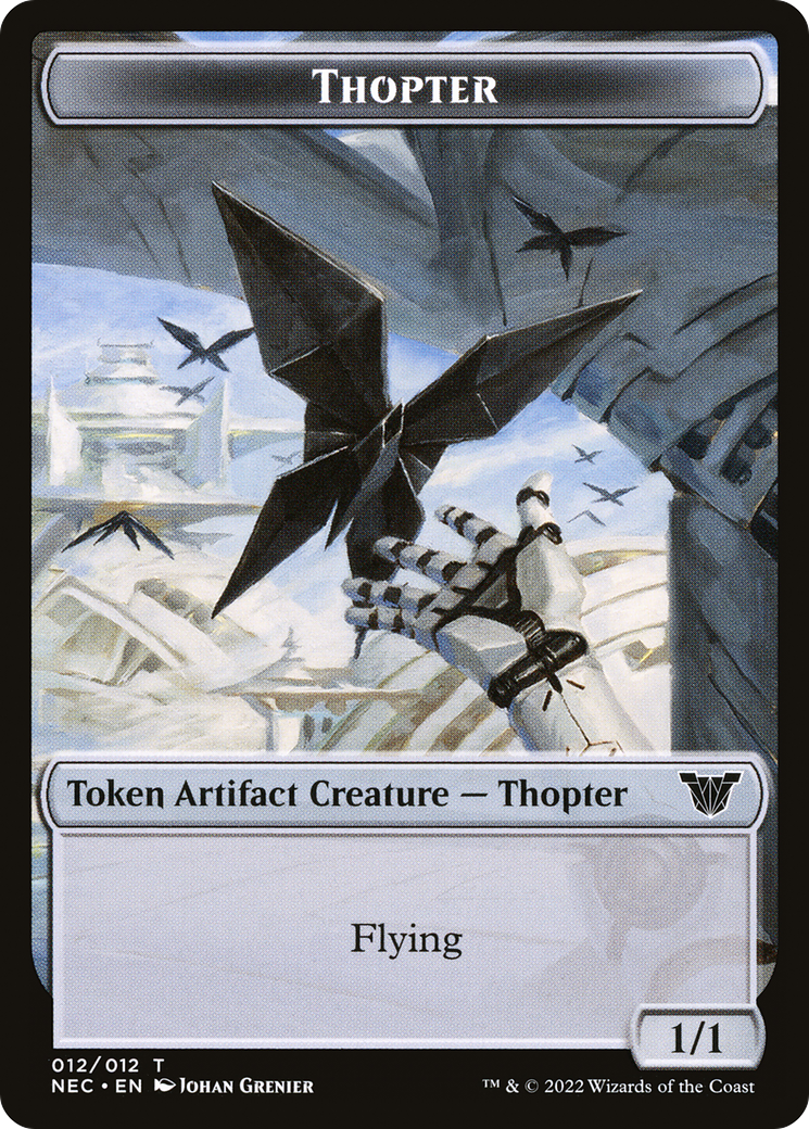 Thopter (TNEC-012) [Neon Dynasty Commander Tokens]