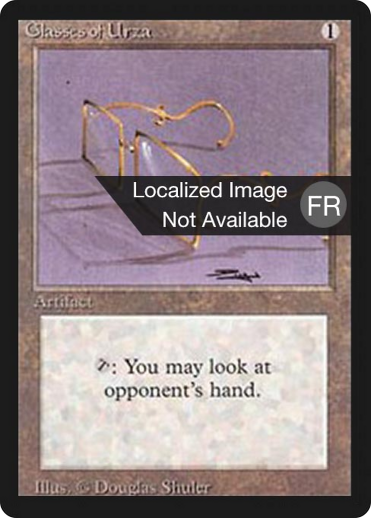 Glasses of Urza (FBB-249) [Foreign Black Border]