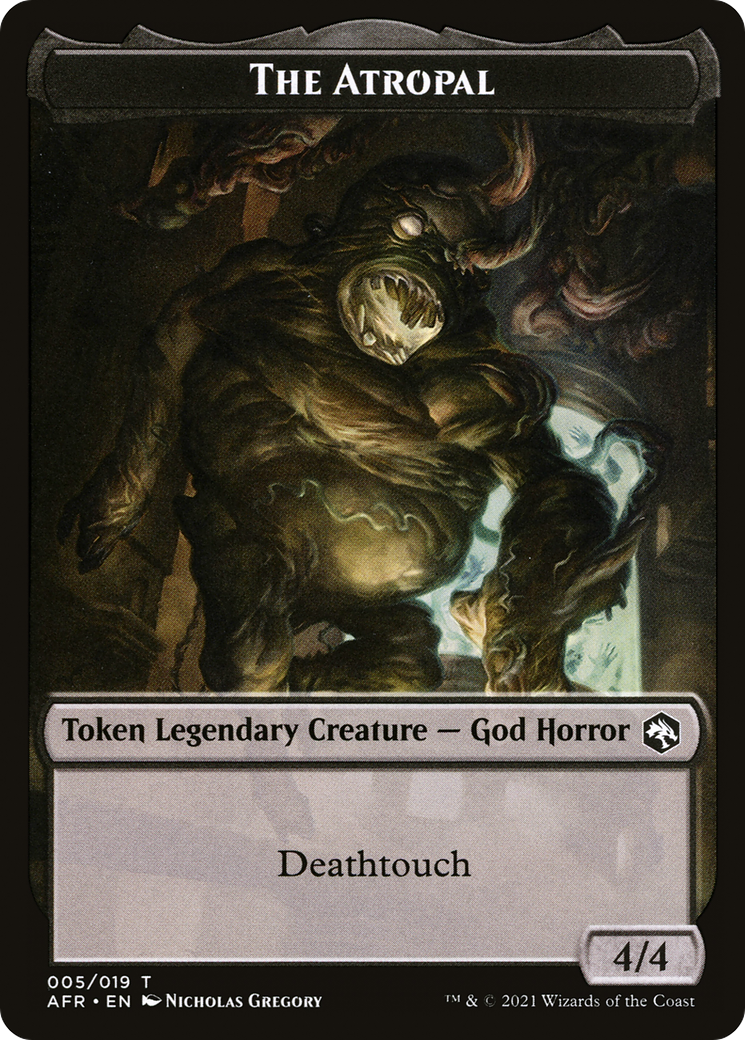 The Atropal (TAFR-005) [Adventures in the Forgotten Realms Tokens] Foil