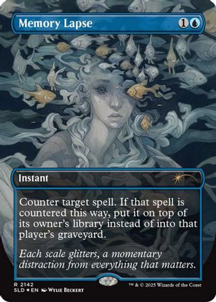 Memory Lapse (SLD-2142) [Secret Lair Drop Series] Foil