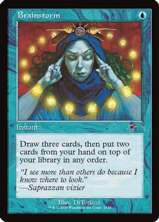 Brainstorm (SLD-2148) (Retro Frame) [Secret Lair Drop Series]