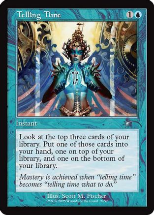 Telling Time (Retro Frame) (SLD-2157) [Secret Lair Drop Series]