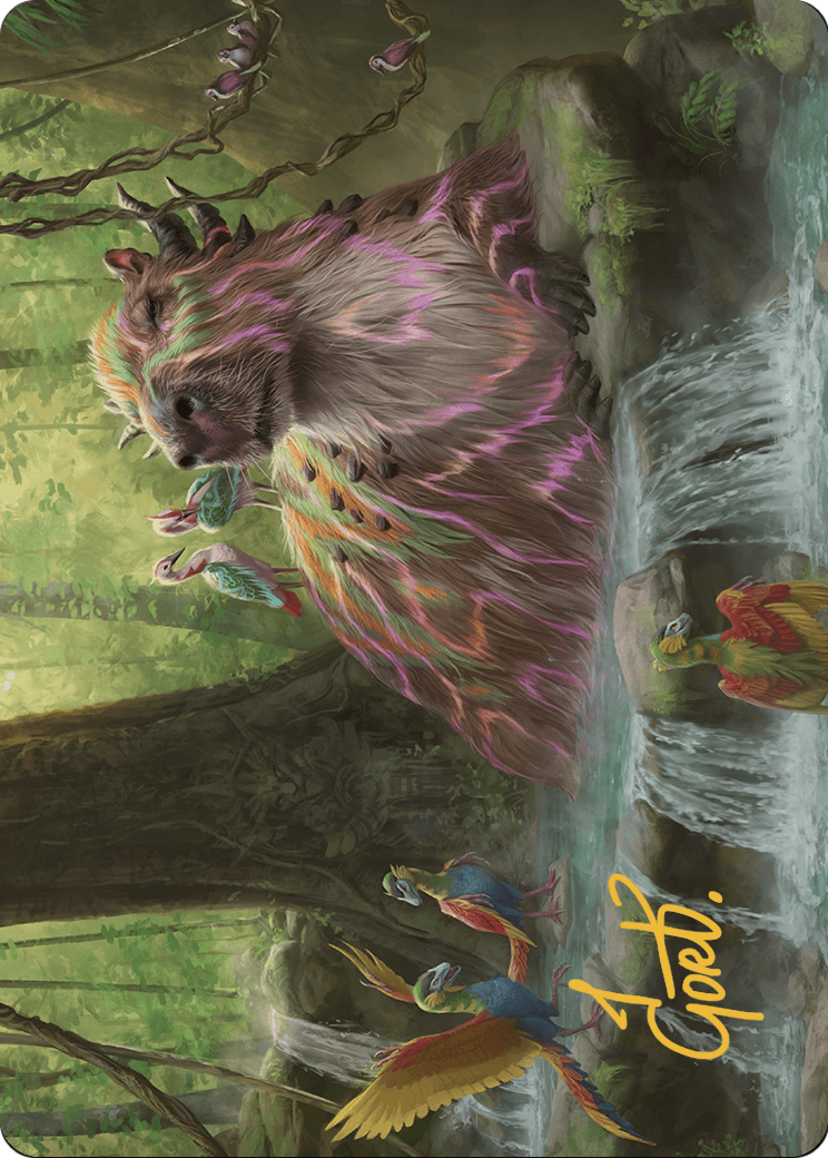 Basking Capybara // Basking Capybara (ALCI-022) (Borderless) [The Lost Caverns of Ixalan Art Series]