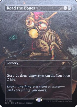 Read the Bones (Rainbow Foil) (SLD-7066) [Secret Lair Drop Series] Foil