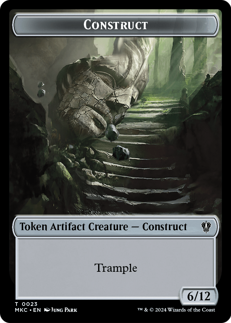 Construct (TMKC-023) [Murders at Karlov Manor Commander Tokens] Foil