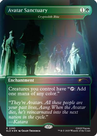 Avatar Sanctuary - Cryptolith Rite (Rainbow Foil) (SLD-2293) [Secret Lair Drop Series] Foil