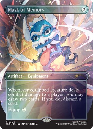 Mask of Memory (Rainbow Foil) (SLD-2309) [Secret Lair Drop Series] Foil