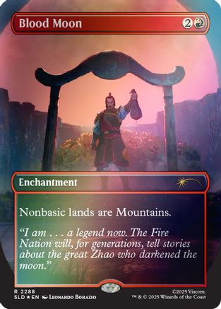 Blood Moon (Rainbow Foil) (SLD-2288) [Secret Lair Drop Series] Foil