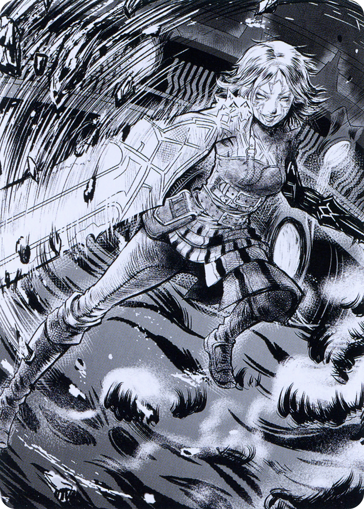 Nahiri, the Unforgiving // Nahiri, the Unforgiving (AONE-080) (Borderless) [Phyrexia: All Will Be One Art Series]