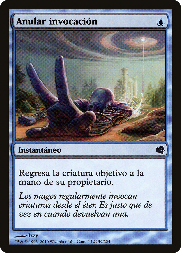 Unsummon (Spanish) - "Anular invocacion" (PS11-059) [Salvat 2011]