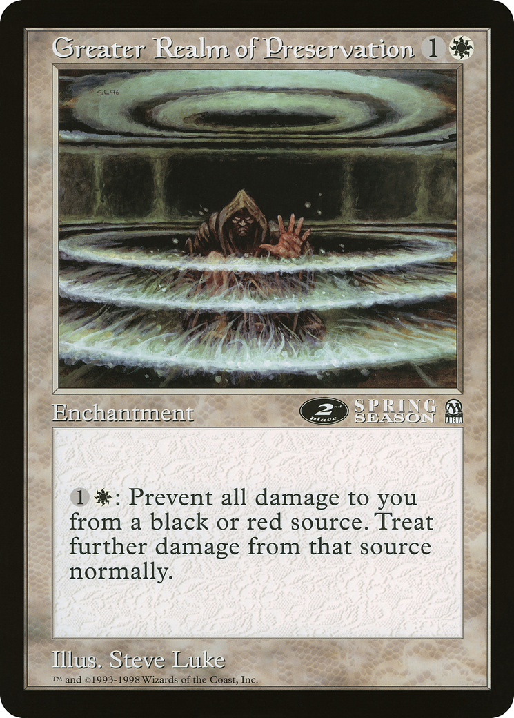 Greater Realm of Preservation (OLEP-038) [Oversized League Prizes]
