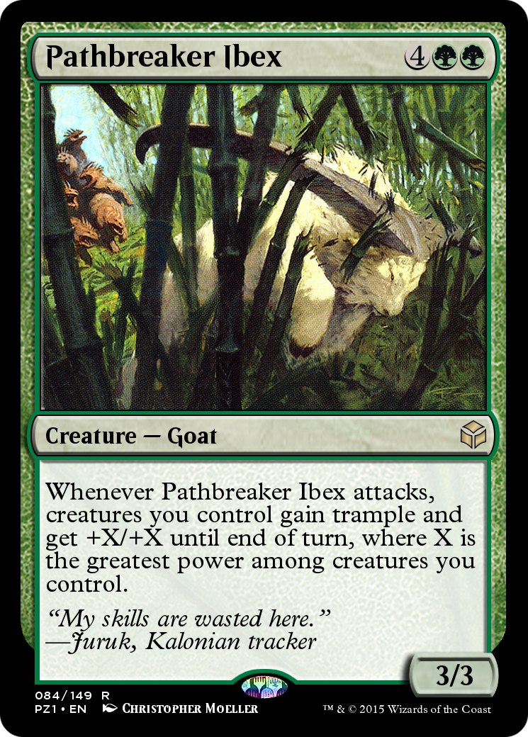 Pathbreaker Ibex (PZ1-084) [Legendary Cube Prize Pack]