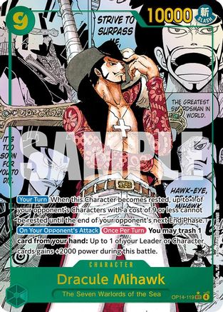 Dracule Mihawk (Manga) [The Azure Sea's Seven]