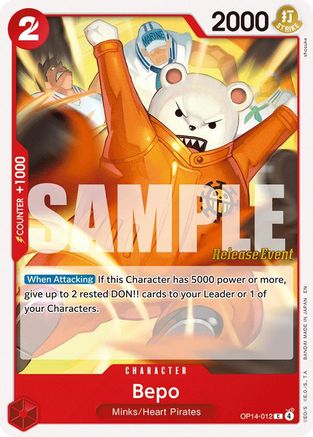 Bepo [The Azure Sea's Seven Release Event Cards]