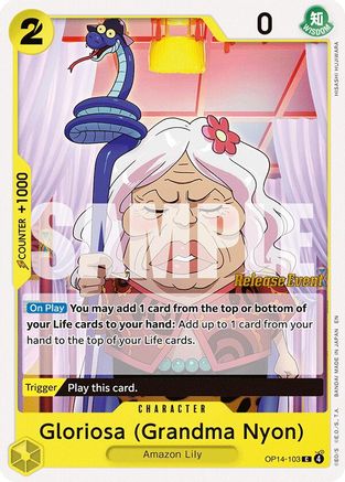 Gloriosa (Grandma Nyon) [The Azure Sea's Seven Release Event Cards]