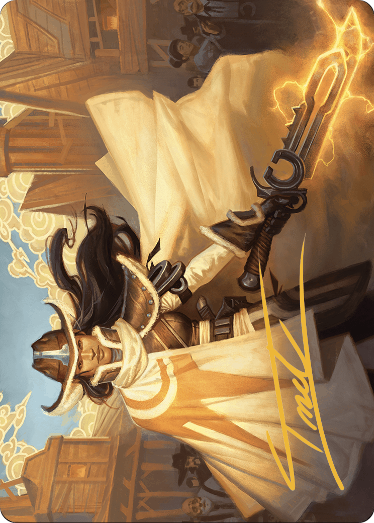 Omenport Vigilante // Omenport Vigilante (AOTJ-003) (Borderless) [Outlaws of Thunder Junction Art Series] Foil