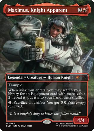 Maximus, Knight Apparent (SLD-2449) [Secret Lair Drop Series] Foil