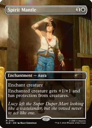 Spirit Mantle (SLD-2451) [Secret Lair Drop Series] Foil
