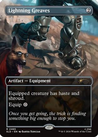 Lightning Greaves (SLD-2465) [Secret Lair Drop Series]